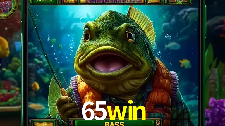 Personagem de peixe pescador do popular jogo de slot com tema de pescaria, uma das emocionantes opções de caça-níqueis para jogar e ganhar no cassino 65win.